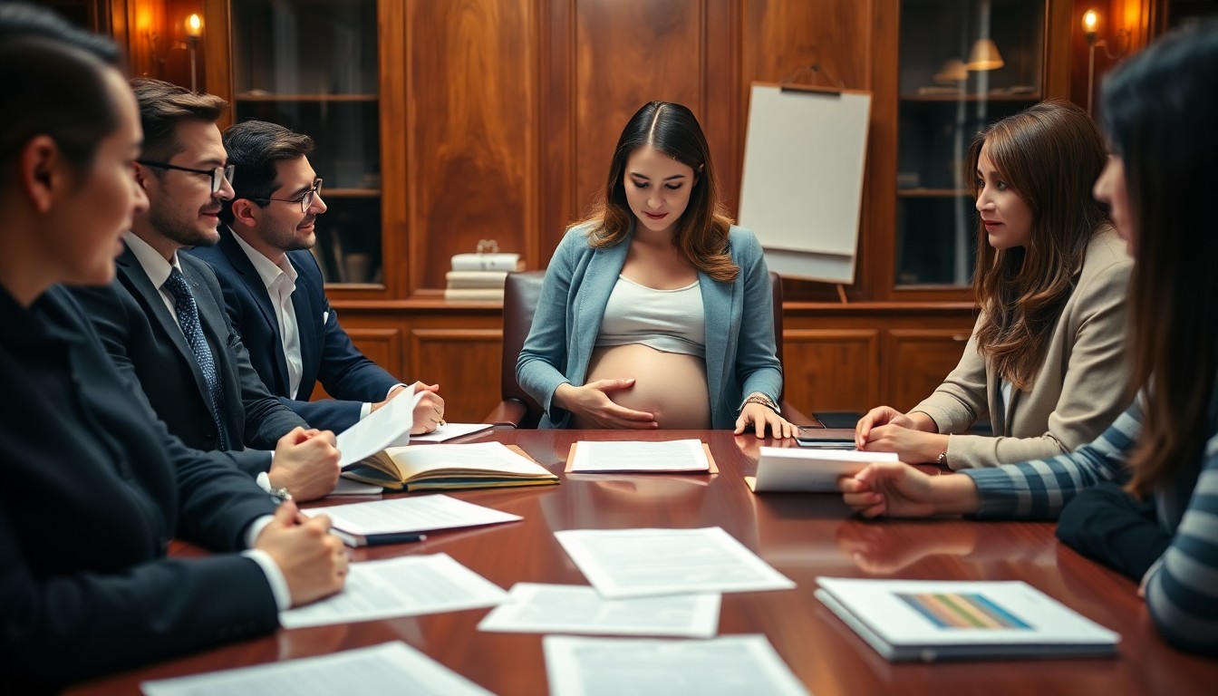 Comment les juristes soutiennent une avocate enceinte